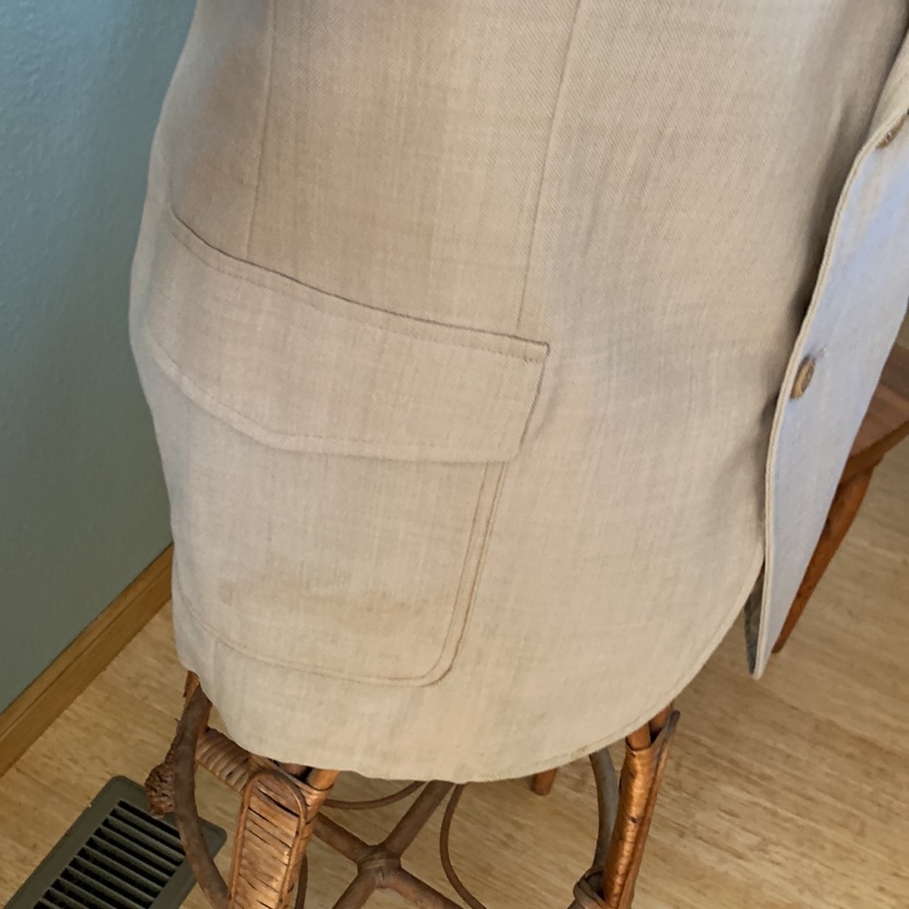 Vintage Pen West Pendleton Western Blazer Suede Elbow Patches size 46L - Picture 3 of 11